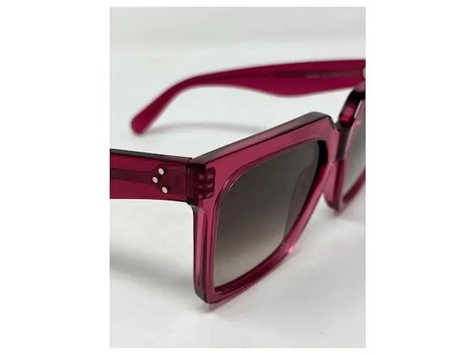 Céline CELINE EYEWEAR PINK gafas de sol cuadradas de acetato Rosa 