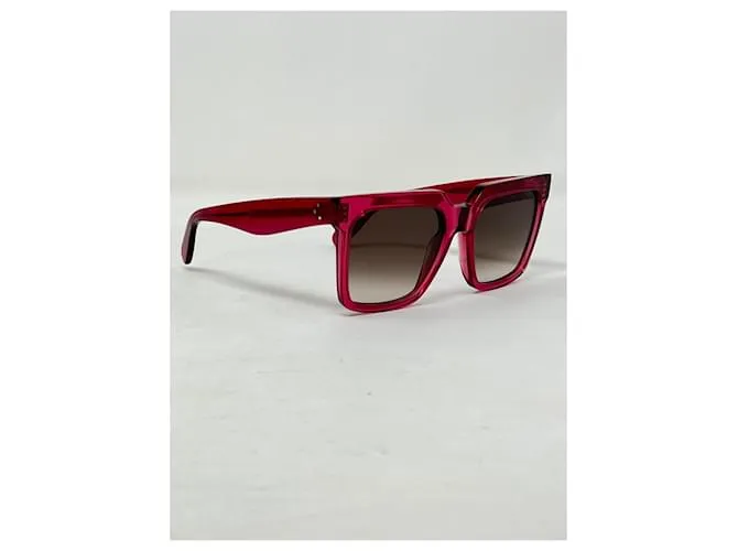 Céline CELINE EYEWEAR PINK gafas de sol cuadradas de acetato Rosa 