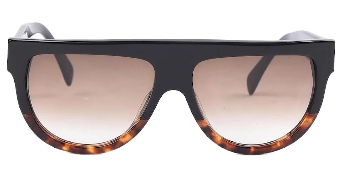 Céline CELINE Gafas de sol Plástico Castaño 