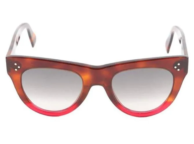 Céline Gafas de sol marrones Castaño 