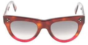 Céline Gafas de sol marrones Castaño 