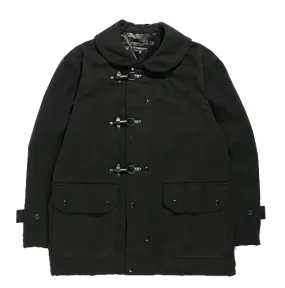 ENGINEERED GARMENTS SHORT DUFFLE JACKET BLACK POLYESTER