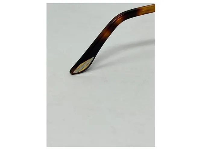 GAFAS CARTIER HAVANA MARRÓN MUJER Castaño Gold hardware 