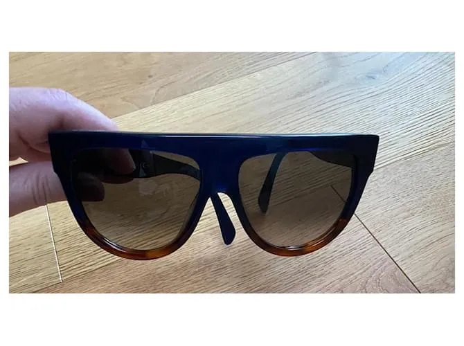 Gafas de sol oversize Céline Azul marino 