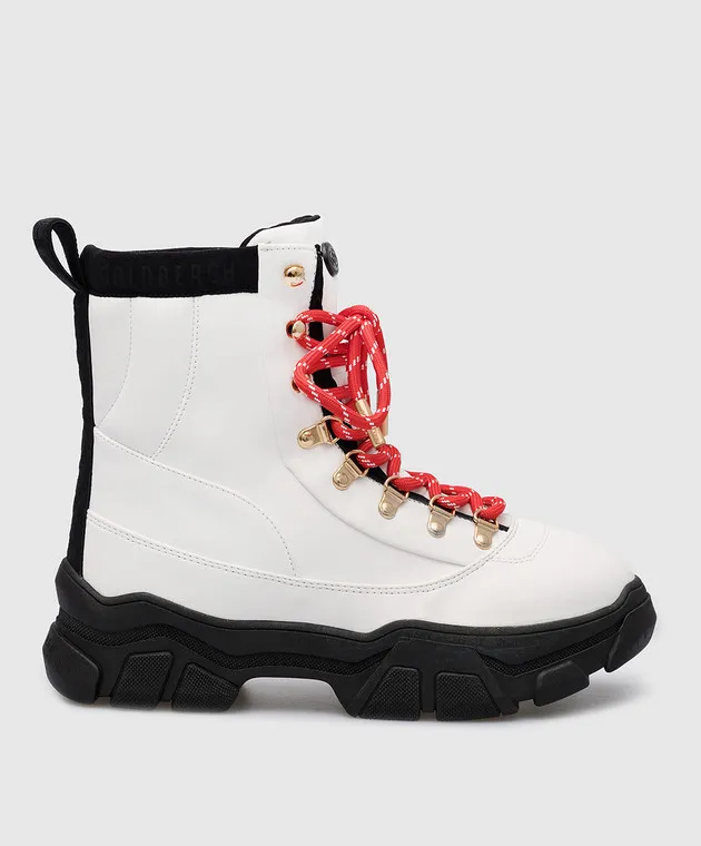 Goldbergh White logo Hike boots