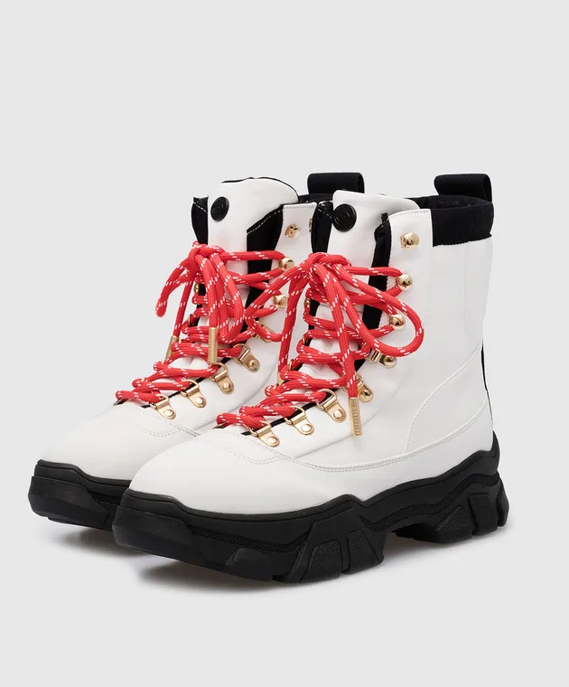 Goldbergh White logo Hike boots