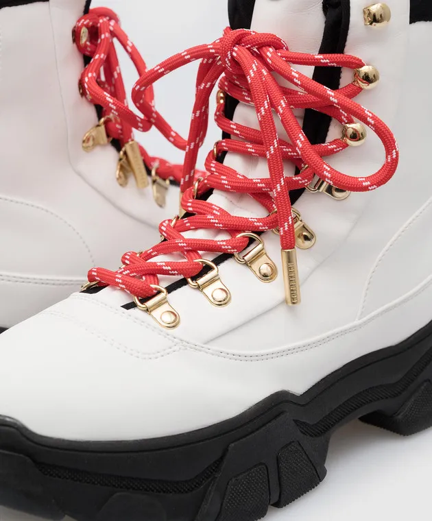 Goldbergh White logo Hike boots