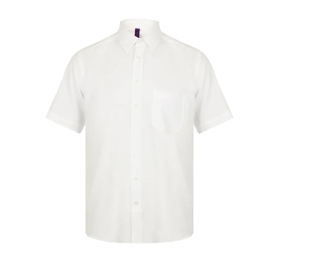 Henbury HY595 - Camisa manga larga Wicking antibacterial - Blanco