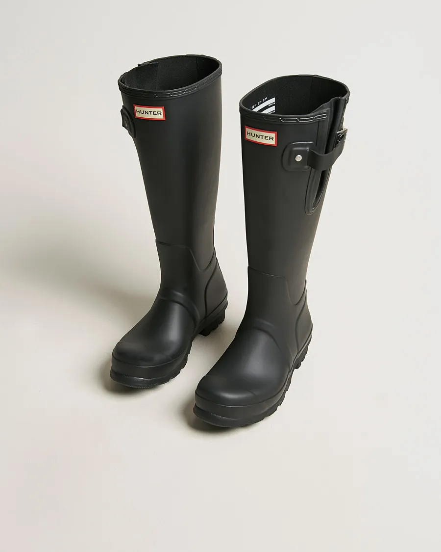 Hunter Boots Hunter Original Tall Side Adjustable Boot Black