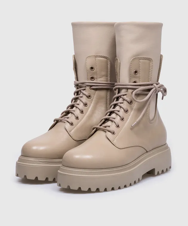 Le Silla Beige combined boots RANGER