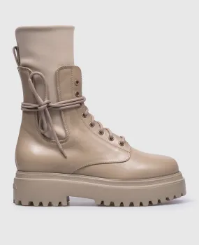 Le Silla Beige combined boots RANGER