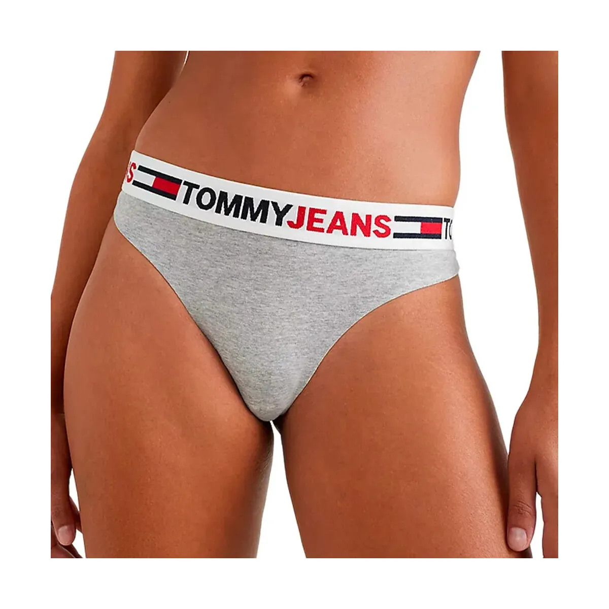 Logo waistband thong