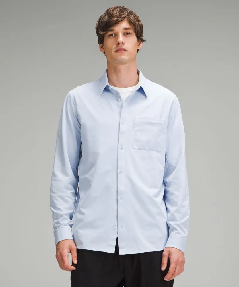 Lululemon Camisa de manga larga Commission - Oxford Azules | OH38-N2NQ