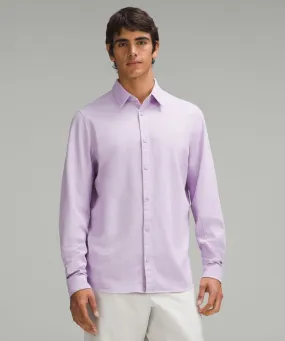 Lululemon Camisa de manga larga Commission - Oxford Enzyme Dye Lilac Ether | LW33-O8CK