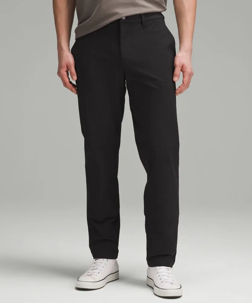 Lululemon Pantalones chinos ABC de corte clásico, 76 cm - Tejido VersaTwill de algodón elástico Negro | VO78-W2HO