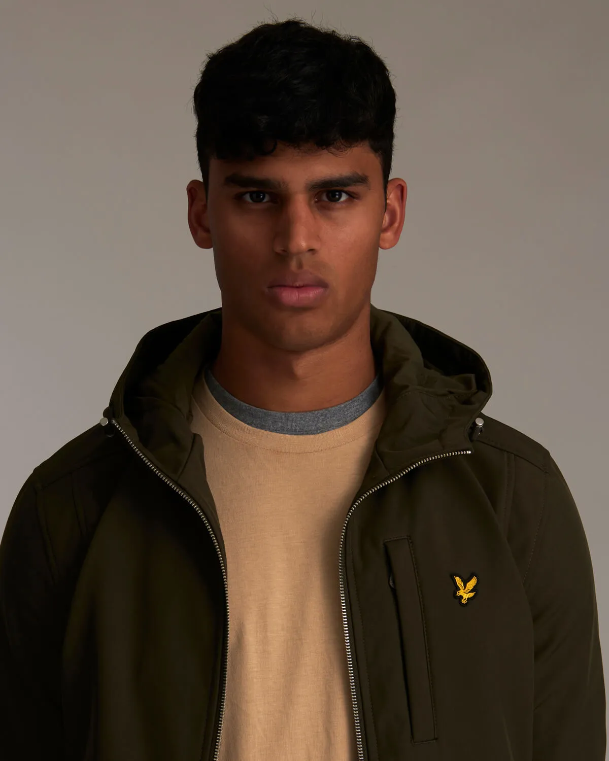 LYLE & SCOTT SOFT SHELL JACKET OLIVE