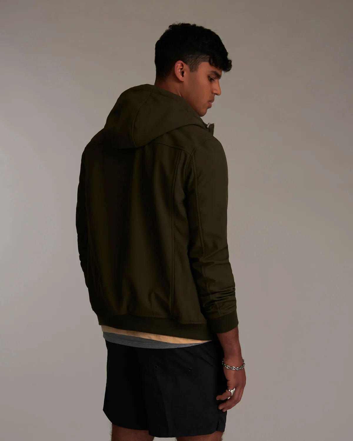 LYLE & SCOTT SOFT SHELL JACKET OLIVE