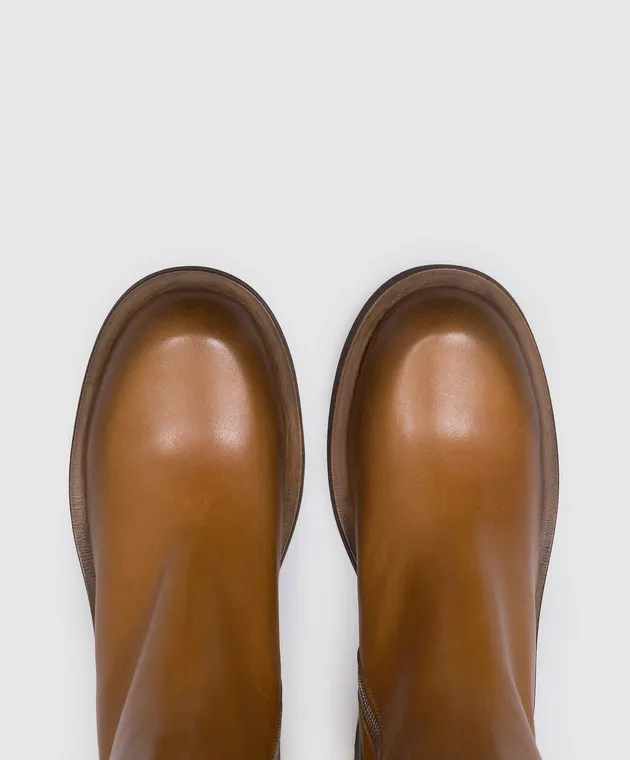 Marsell Allucino brown leather boots