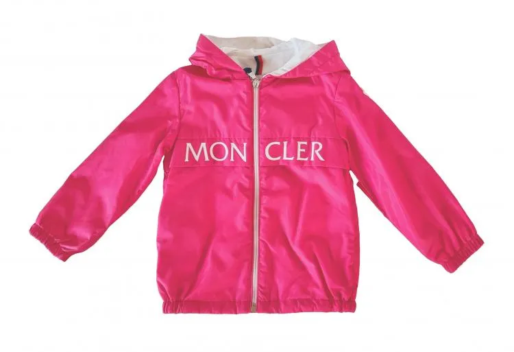 Moncler chaqueta ligera niña con capucha ERDVILE' fuxia