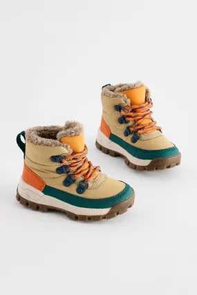 Neutro - Quilted Lace-Up Hiker Boots