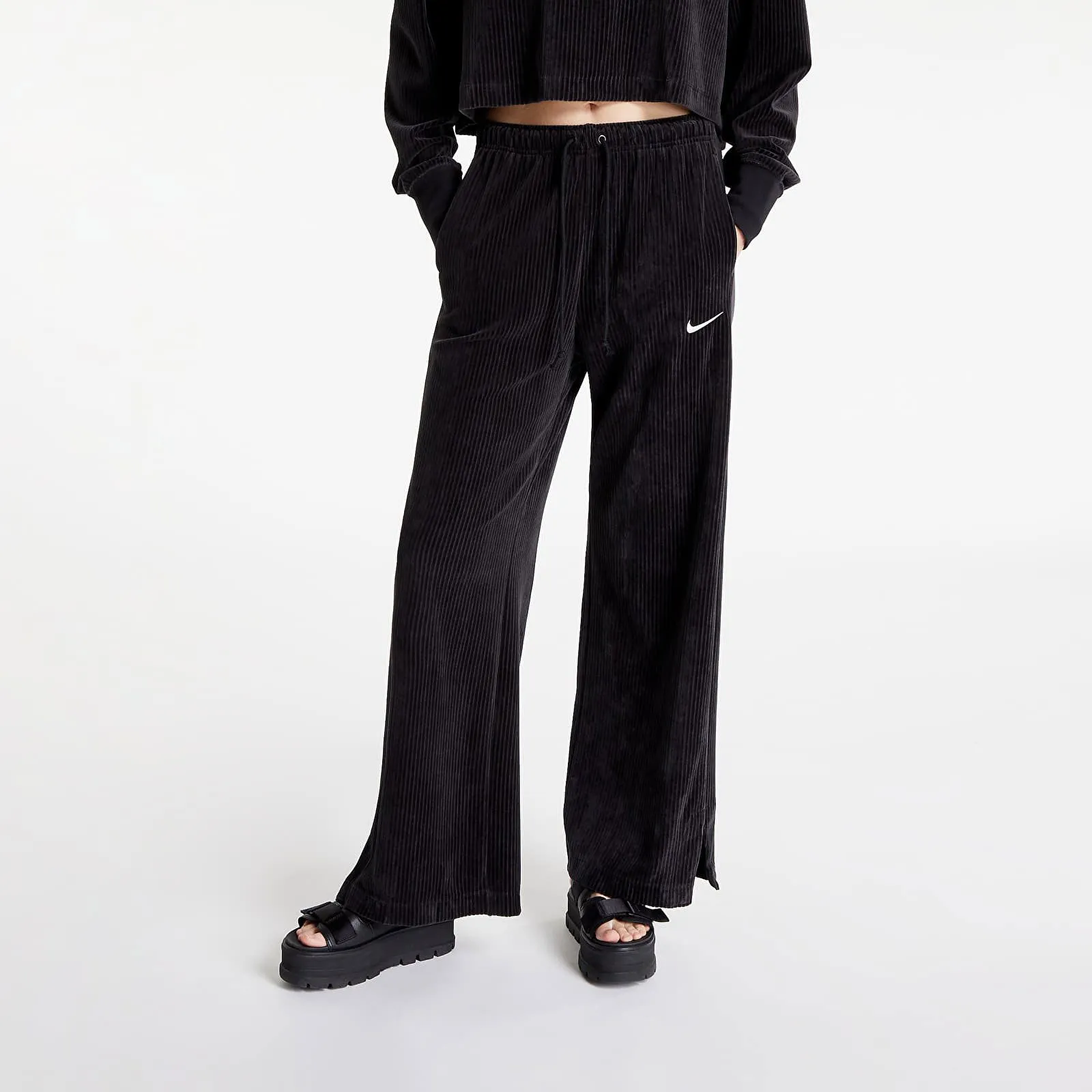 Nike Velour Wide-Leg Pants