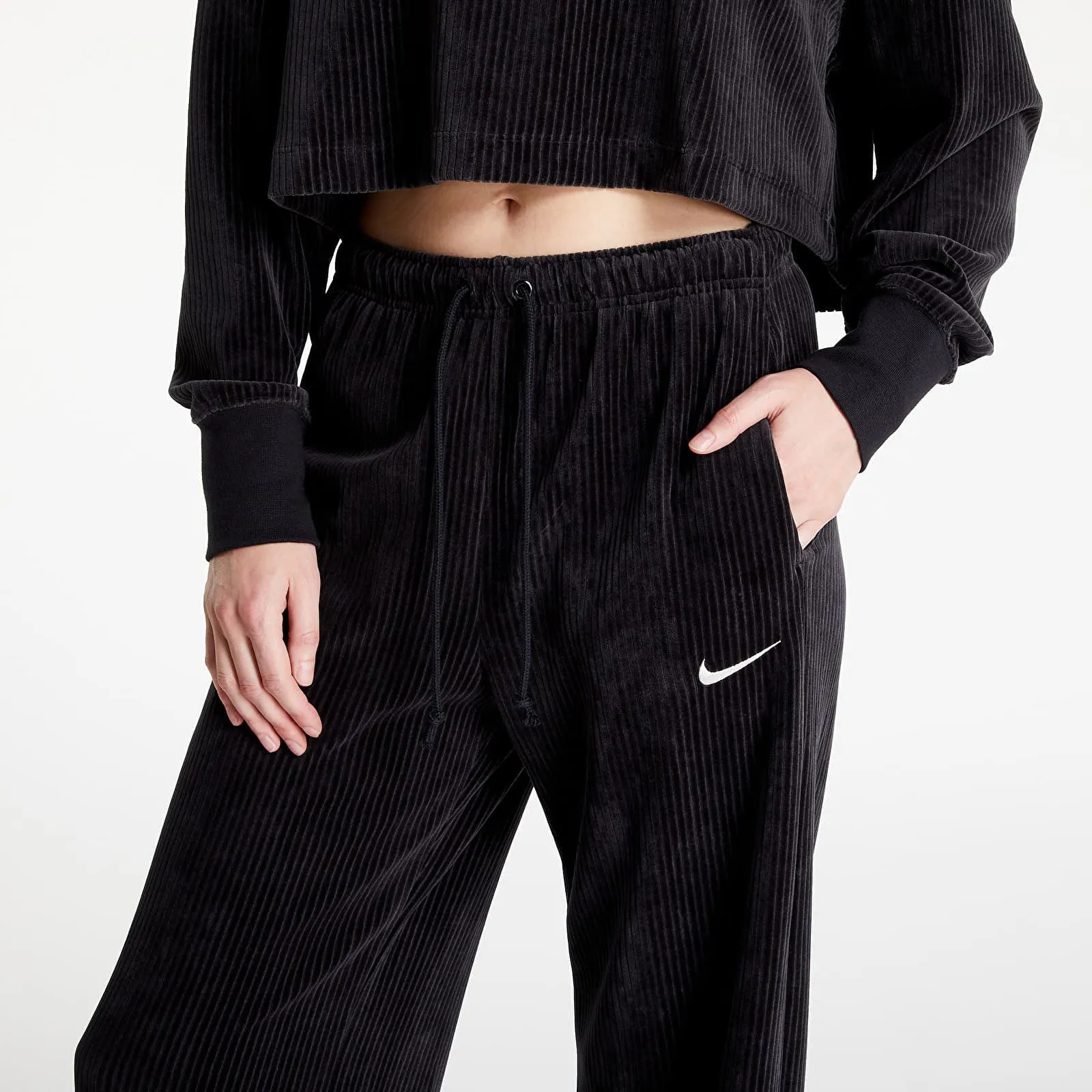 Nike Velour Wide-Leg Pants