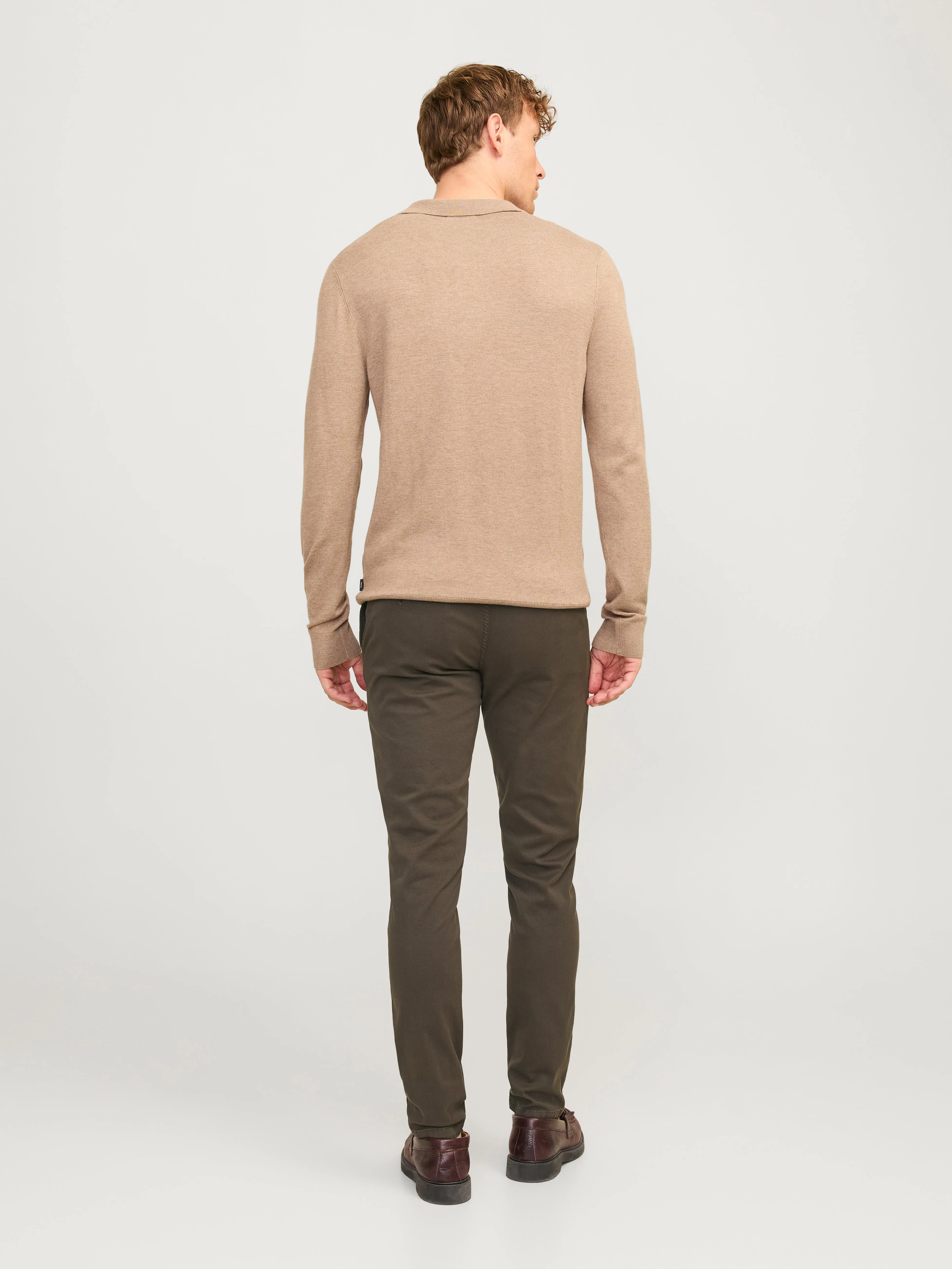 Pantalones chinos Corte slim | Marrón oscuro | Jack & Jones®