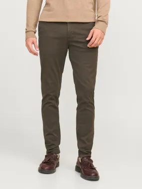 Pantalones chinos Corte slim | Marrón oscuro | Jack & Jones®