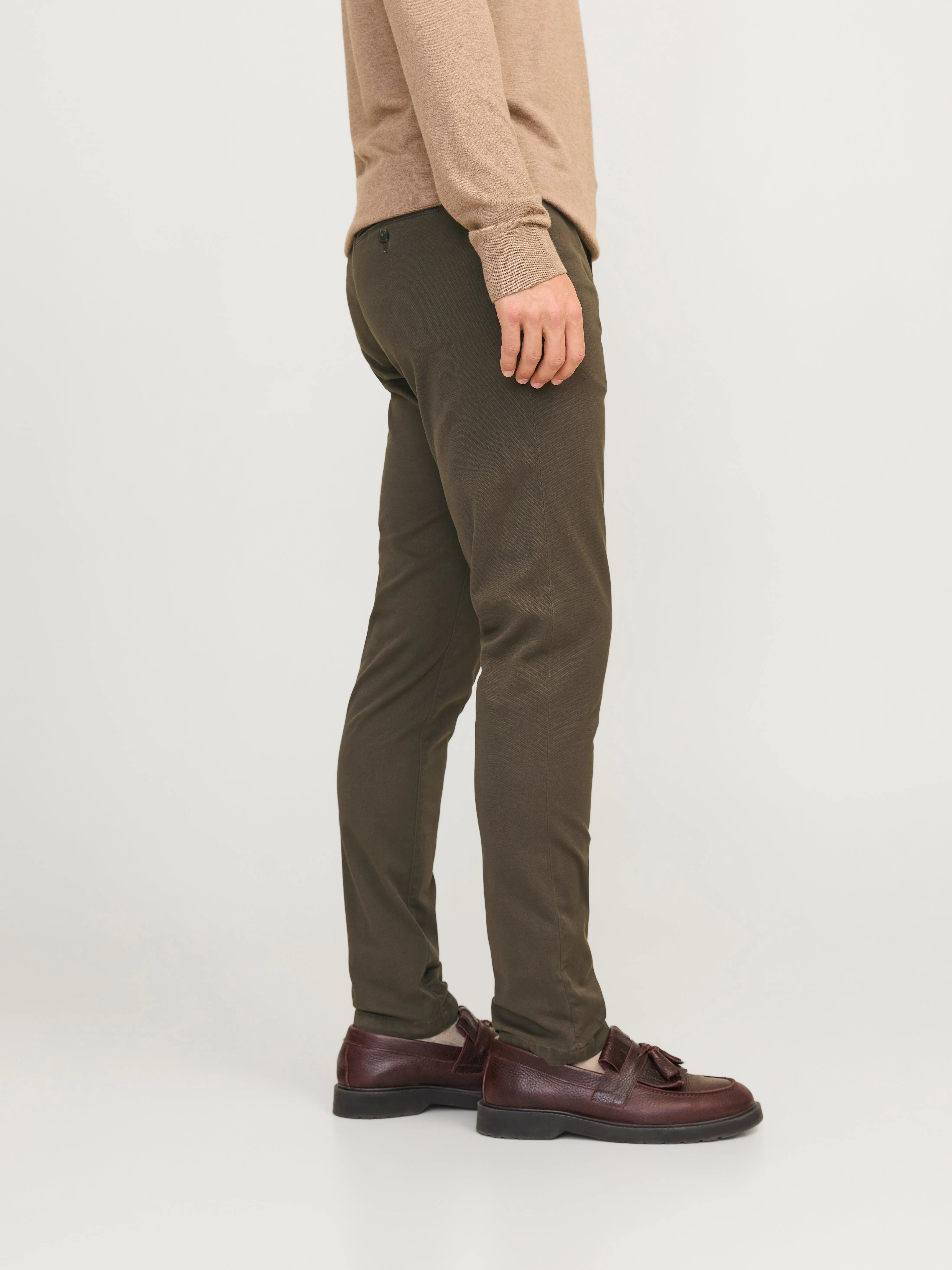 Pantalones chinos Corte slim | Marrón oscuro | Jack & Jones®