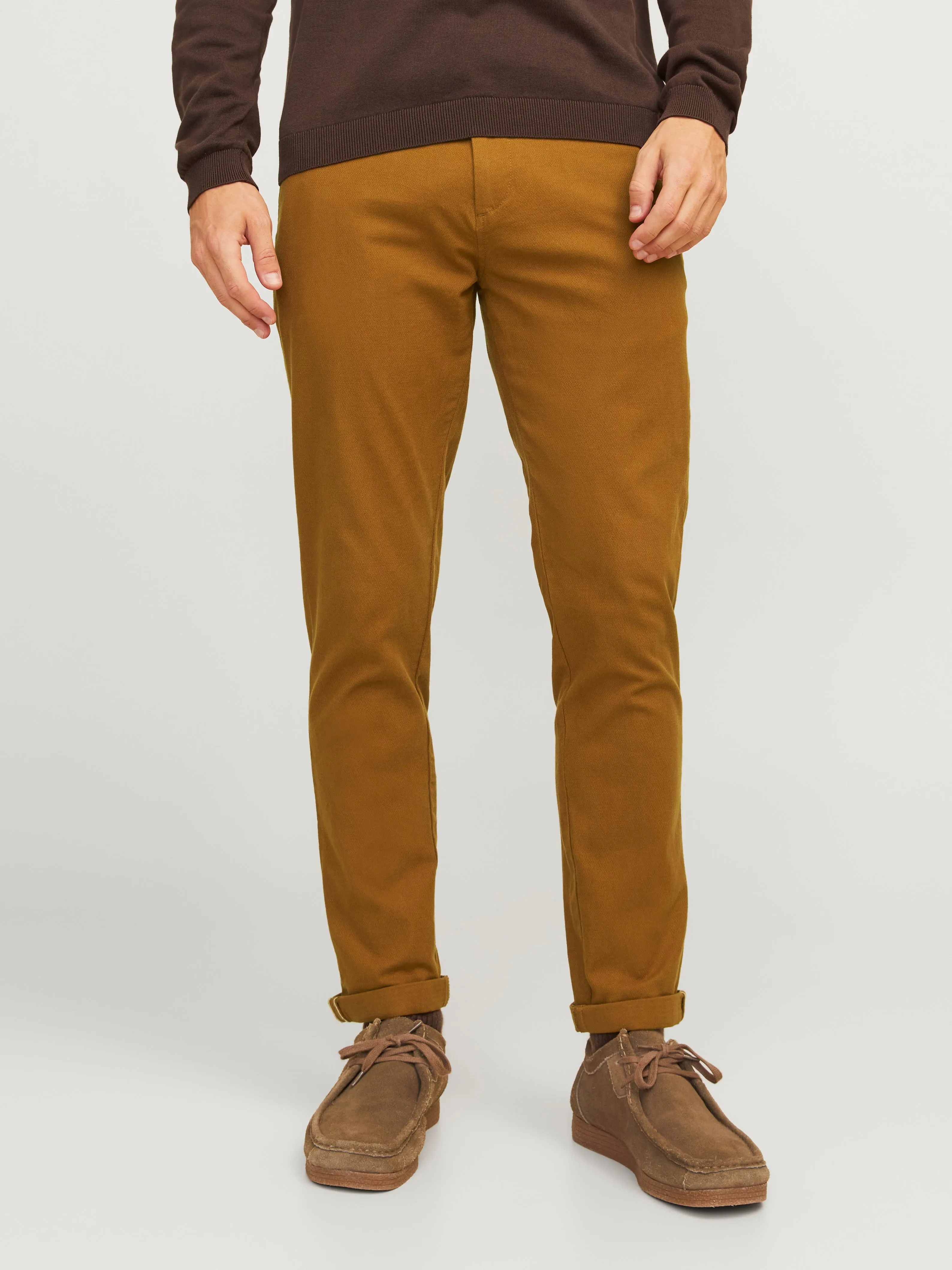 Pantalones chinos Corte slim | Naranja intermedio | Jack & Jones®