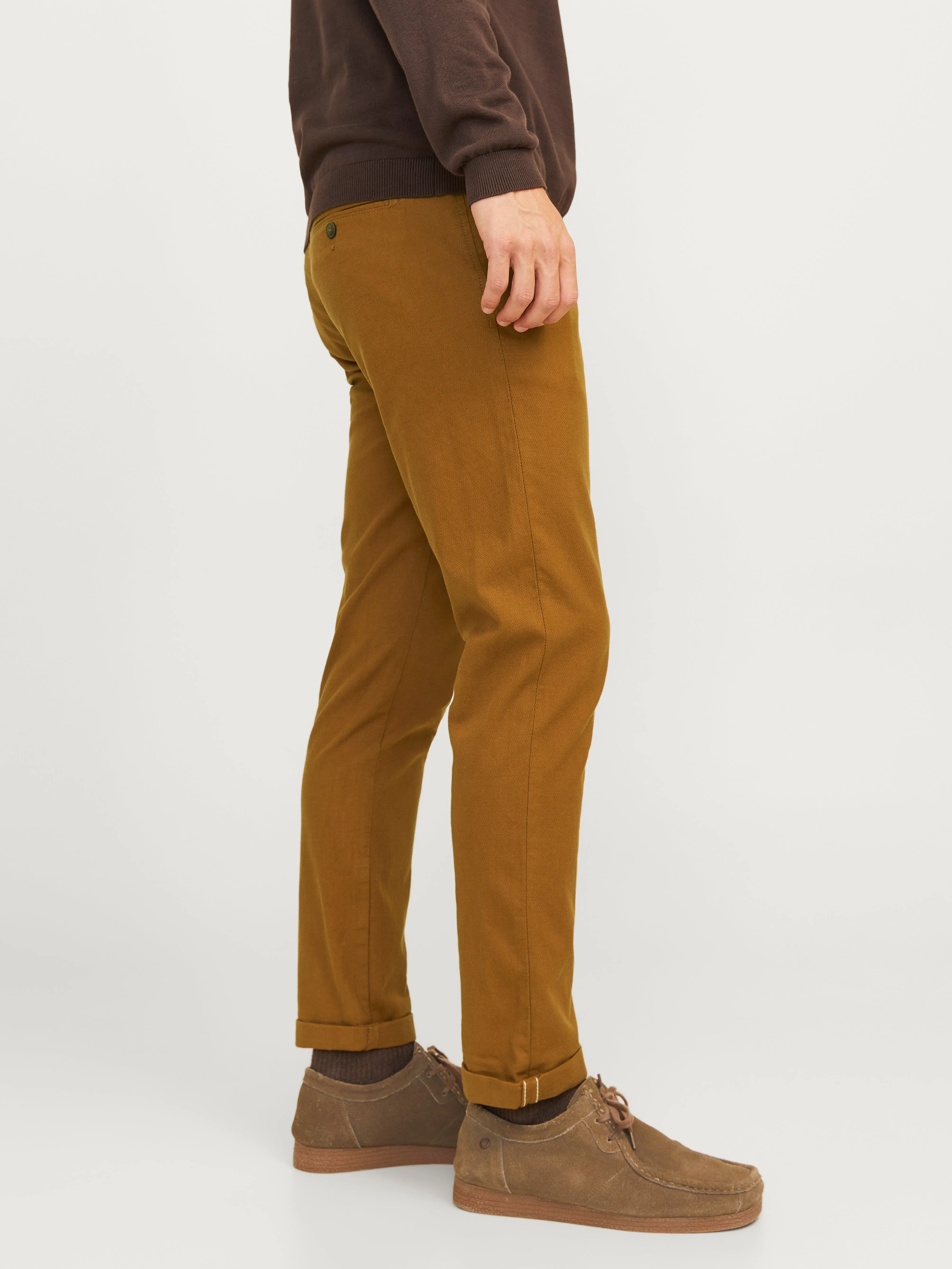 Pantalones chinos Corte slim | Naranja intermedio | Jack & Jones®