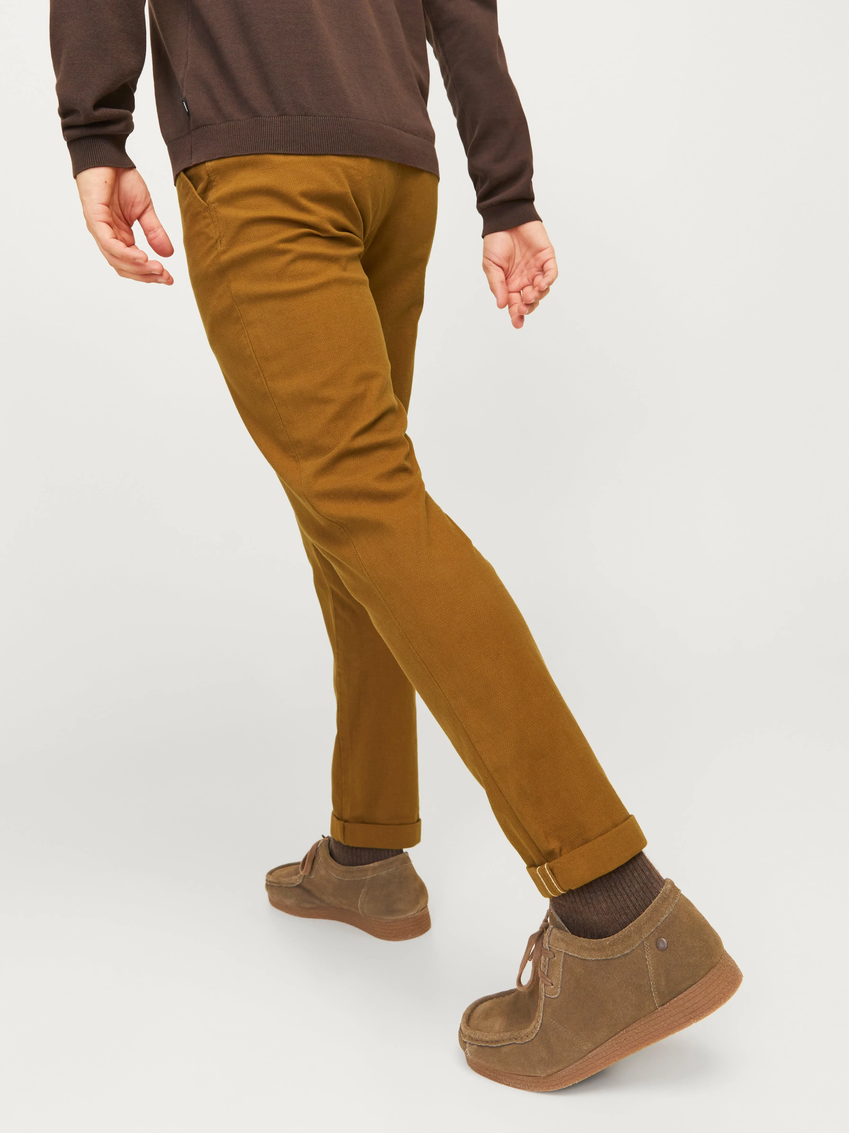 Pantalones chinos Corte slim | Naranja intermedio | Jack & Jones®