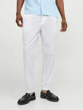 Pantalones chinos Corte tapered | Blanco | Jack & Jones®