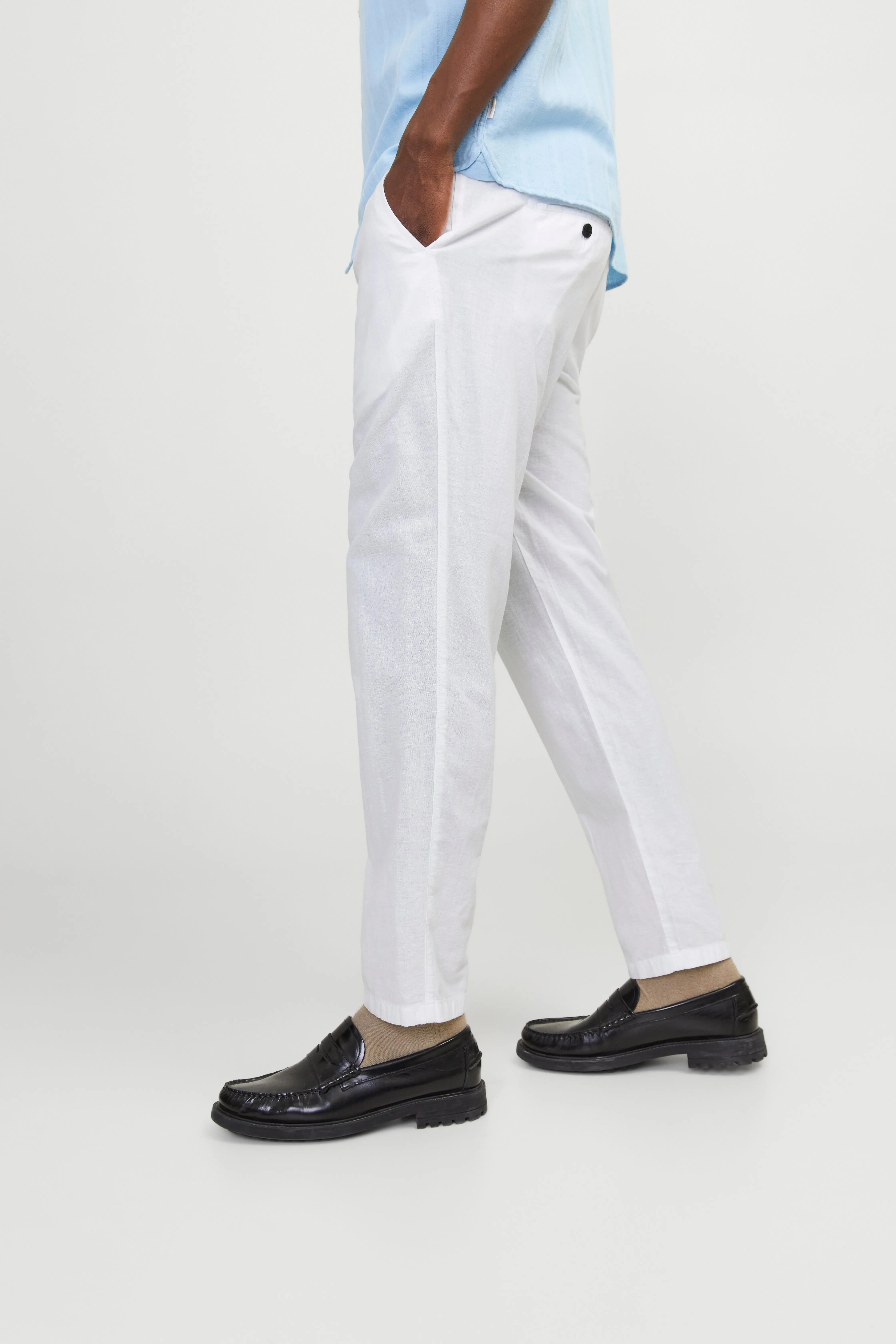 Pantalones chinos Corte tapered | Blanco | Jack & Jones®