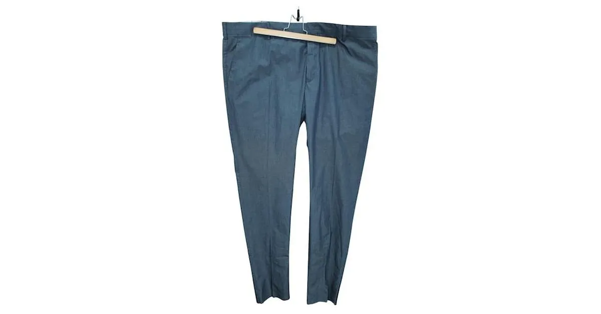 Pantalón de oficina gris Loro Piana 