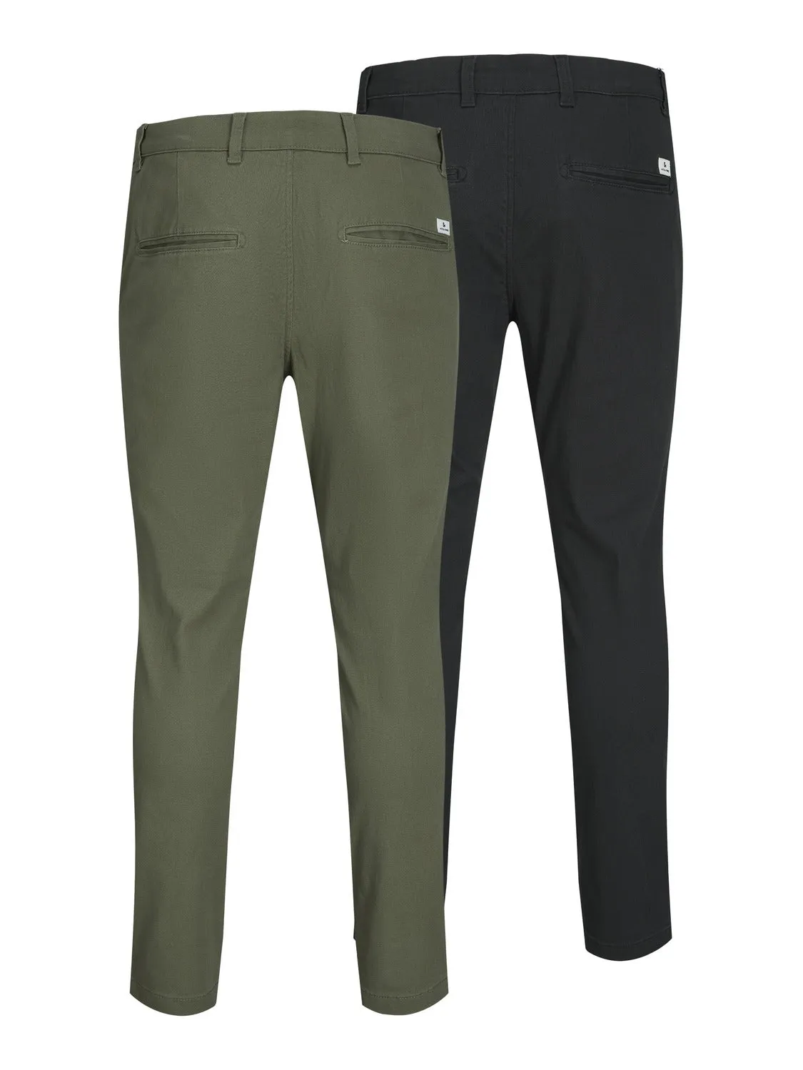 Paquete de 2 Pantalones chinos Corte slim | Negro | Jack & Jones®