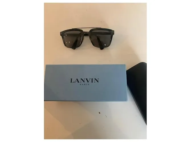 Par de gafas de carey lanvin Negro 