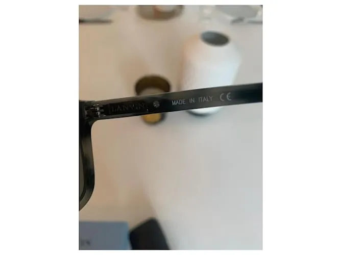 Par de gafas de carey lanvin Negro 