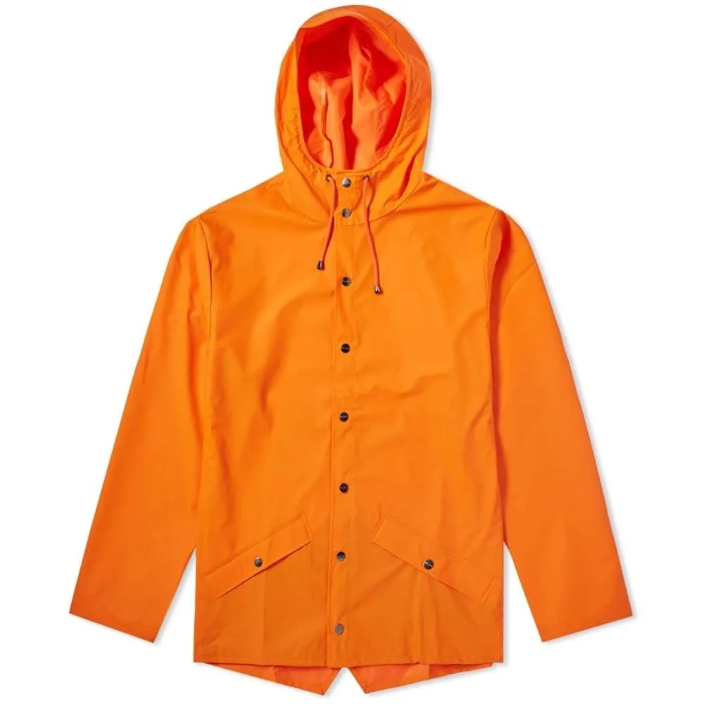 RAINS CLASSIC JACKET FIRE ORANGE