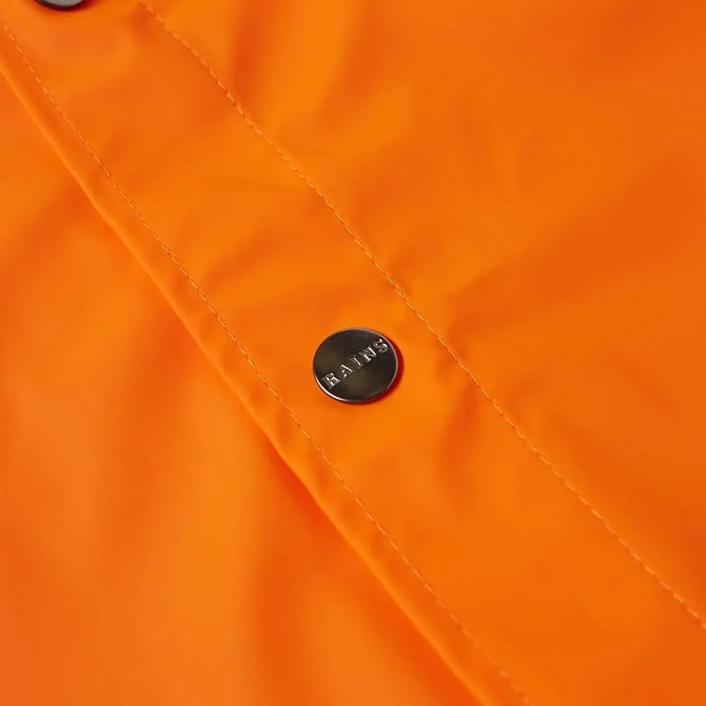 RAINS CLASSIC JACKET FIRE ORANGE