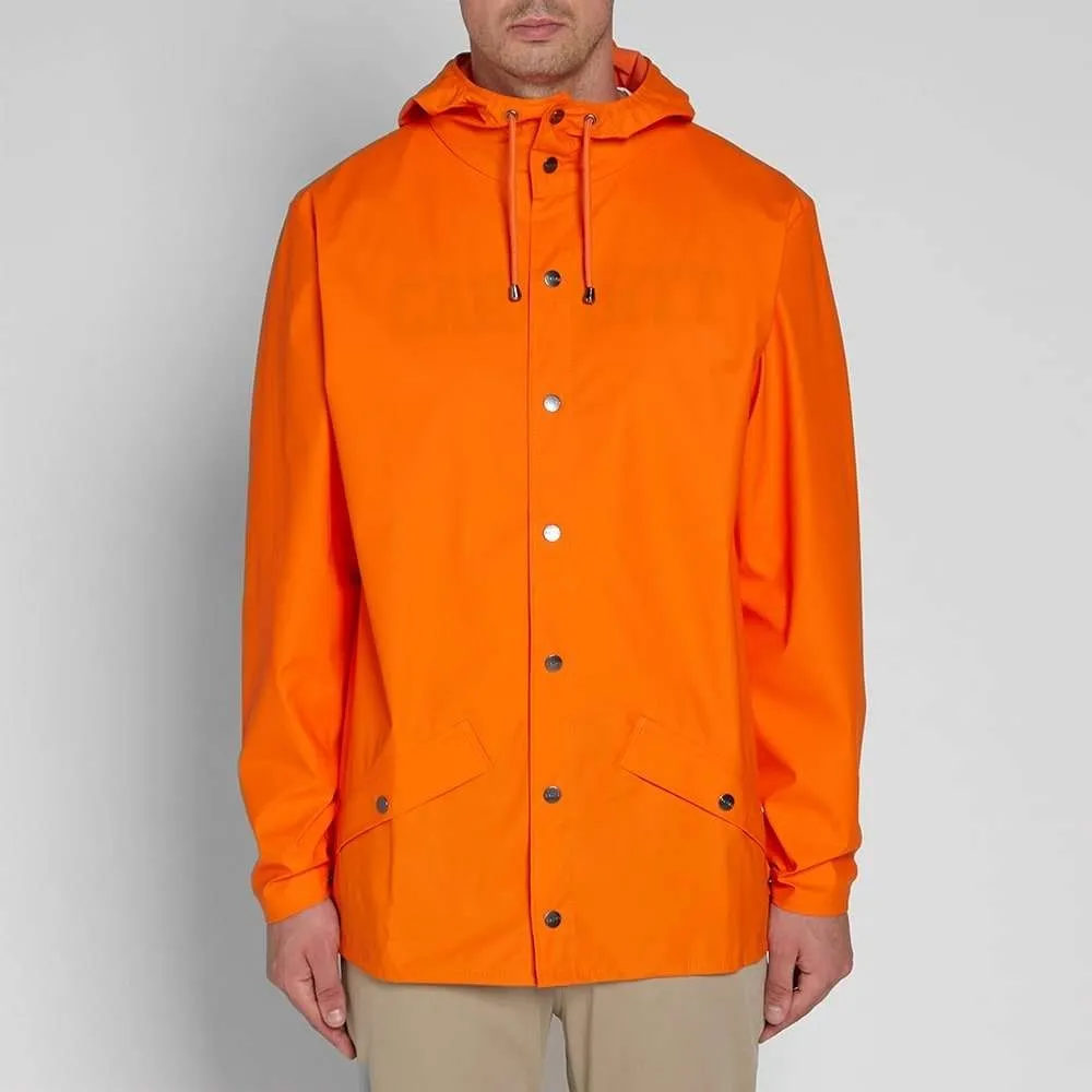 RAINS CLASSIC JACKET FIRE ORANGE