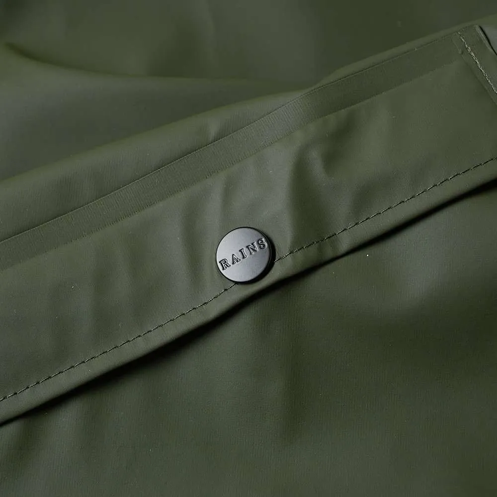 RAINS LONG JACKET GREEN