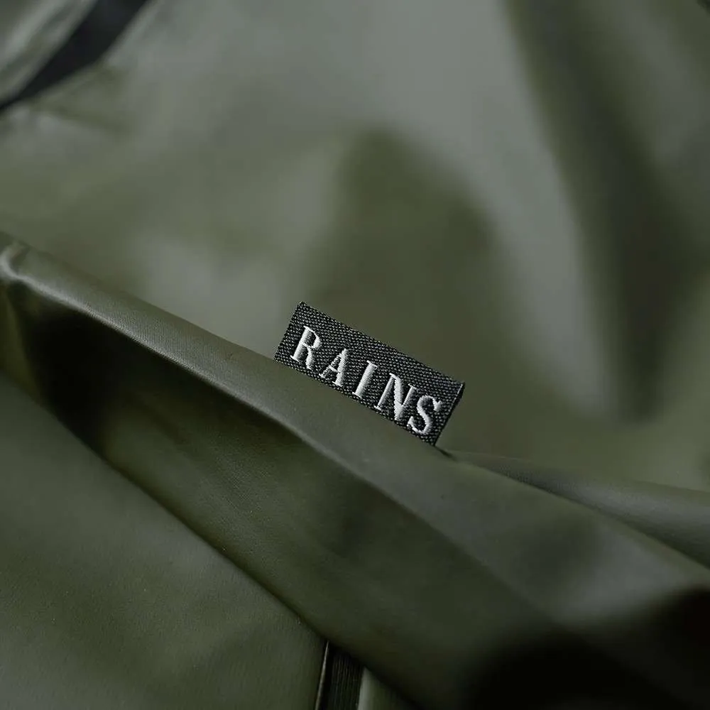 RAINS LONG JACKET GREEN