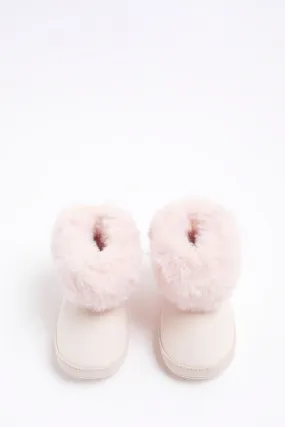 River Island Baby Girls Bow Suedette Boots