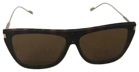 SAINT LAURENT Gafas de sol T.  el plastico Castaño 