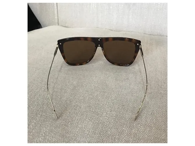 SAINT LAURENT Gafas de sol T.  el plastico Castaño 