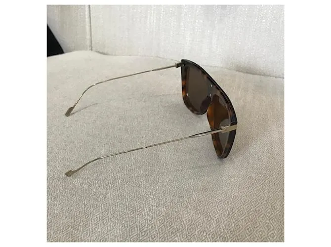 SAINT LAURENT Gafas de sol T.  el plastico Castaño 