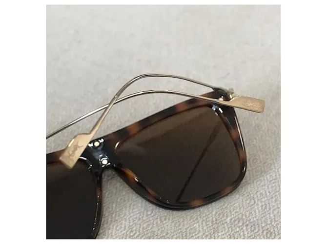 SAINT LAURENT Gafas de sol T.  el plastico Castaño 