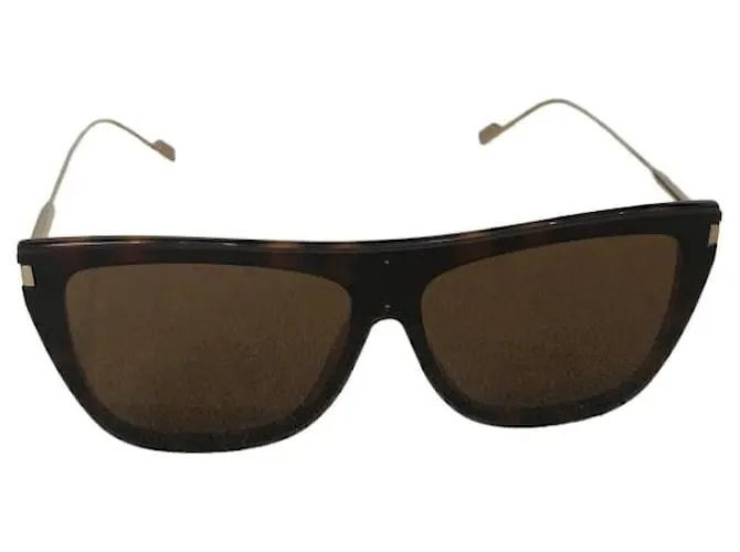 SAINT LAURENT Gafas de sol T.  el plastico Castaño 