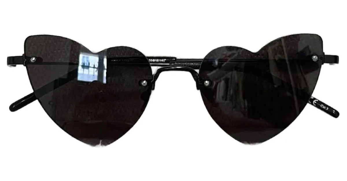 SAINT LAURENT Gafas de sol T.  metal Negro 